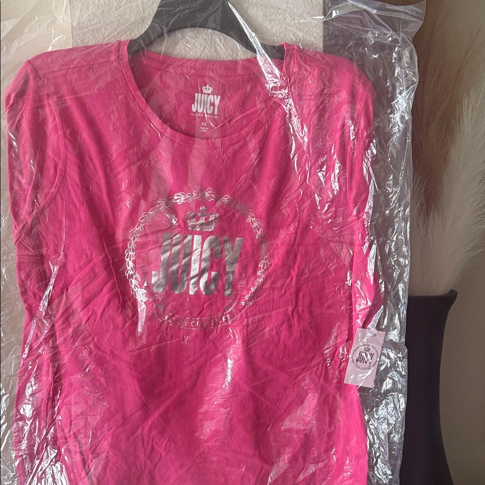 Juicy Couture Fuchsia Long Sleeve Tee
